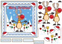 Christmas Rudolph & Friends Topper