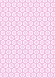 Christmas Snowflake Backing Paper Pink 1