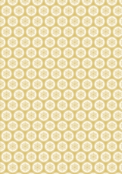 Christmas Snowflake Backing Paper Gold