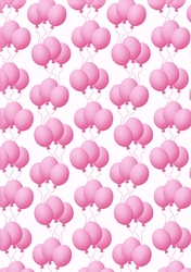 Pink Balloons Backing Paper 