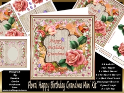 Happy Birthday Grandma Mini Kit