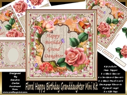 Happy Birthday Granddaughter Mini Kit