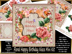 Happy Birthday Niece Mini Kit
