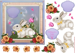 Easter Wishes Decoupage Topper 5