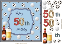 Happy 50th Birthday Topper