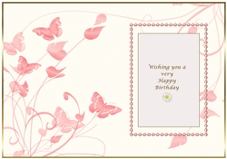 Peach Butterfly Insert 1