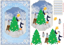 Let it Snow Christmas Decoupage Topper
