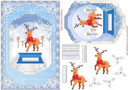 Season to be Jolly Snowglobe Decoupage Topper