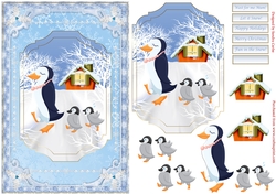 Wait for me Mum Christmas Decoupage Topper