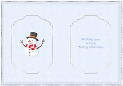 Christmas Snowman Insert
