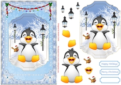 Happy Feet at Christmas Topper