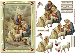 A Child is Born Christmas Topper
