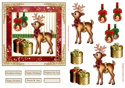 Happy Holidays Christmas Topper 1 
