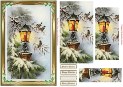 Christmas Robin Pyramid Topper