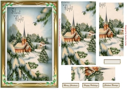 Christmas Silent Night Pyramid Topper