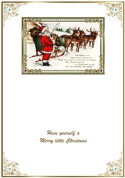 Vintage Father Christmas Insert 1
