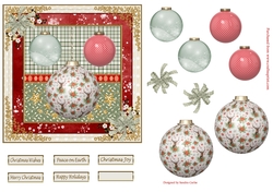 Christmas Baubles Topper 2