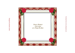A Merry Christmas 6x6ins Insert 2