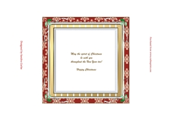 Christmas Santa 6x6ins Insert 1