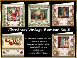 Vintage Christmas 5 x kit 3