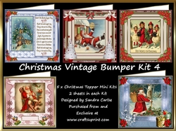 Vintage Christmas 5 x kit 4