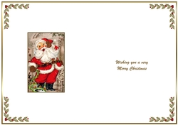 Santa is Here Christmas Insert 1