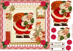 Merry Christmas Vintage Topper