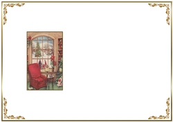 At Home for Christmas Blank Insert
