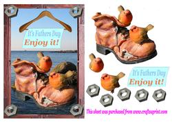 Put Your Feet Up Decoupage
