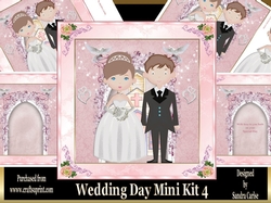Wedding Day Decoupage Topper Mini Kit 4