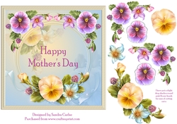 Floral Mothers Day Topper 1