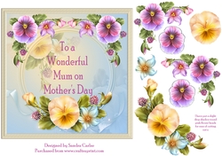 Floral Mothers Day Topper 2