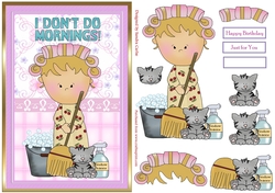 A Womans Work Decoupage Topper 3