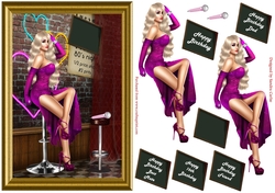 Its Showtime Decoupage Topper 3