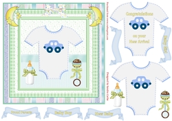 New Baby 3D Decoupage Topper 7