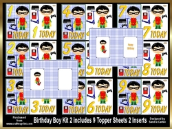 Birthday Boy Topper kit 2