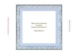 Christmas Ice Blue Snowflake approx: 7x7ins Insert 3
