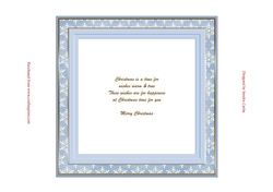 Christmas Ice Blue Snowflake approx: 7x7ins Insert 4