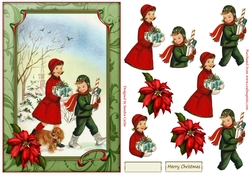 So Happy its Christmas Vintage Topper