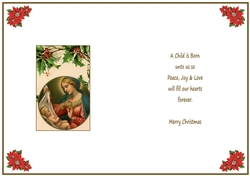 Christmas Baby Jesus Insert 2