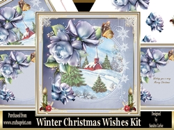 Winter Christmas Wishes Mini Kit