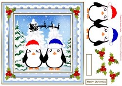 Chilly Penguins Christmas Topper 4