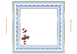 Christmas North Pole Blank Insert