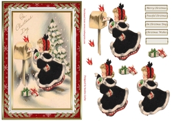 On Christmas Day Decoupage Topper