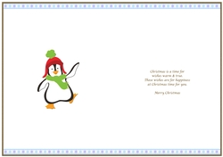 Happy Penguin Christmas Insert to match cup920598_719
