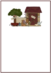 Garden Shed Blank Insert to match cup106503_719