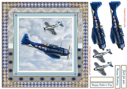 In the Sky Decoupage Topper