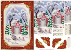 Thinking of you at Christmas Pyramid Topper 