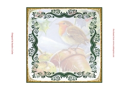 Christmas Robin Blank Insert