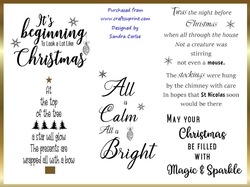 Christmas Verses Wordart Kit 2